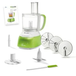 Blitzangebot ⌛ Genius Feelvita Food Processor Inkl. GRATIS Zubehör (Set 12 Teile) Standmixer Smoothie Maker Zerkleinerer In Kiwi; A8089 ❤️
